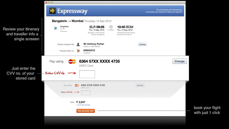 Book with single-click